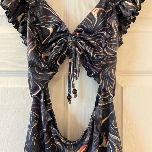 Sea NY Women’s Amara cutout One Piece, Multi color, sample size S/4 - Picture 3 of 14